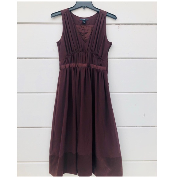 cute burgundy dress